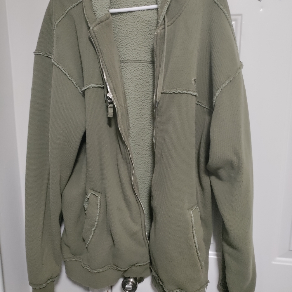Quick Silver hooded zip up jacket